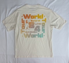 Nike Air Jordan Men’s Cream T-Shirt Sz Large Jumpman World Tour NEW IF3155-110