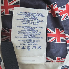 United Kingdom Flag Lined Reebok Sleeveless Hoodie Size M Boxing Hoodie