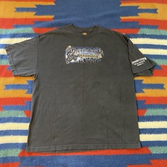 Vintage 2010 Hot Leather Motorcycle Bikers Only Roadhouse Black 2XL T-Shirt
