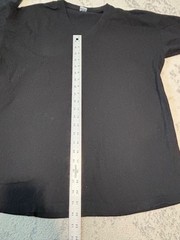 2- Mens 100% Cotton Casual T-Shirt Black White Short Sleeve Tee Crew Neck V-Neck