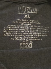 MARVEL SUPERHEROS Graphic 100% Cotton Black T Shirt Size XL