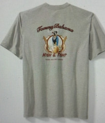 Tommy Bahama Mens 2XL-Tall High & Tight Hand Rolled Cigars T-Shirt Grey Heather