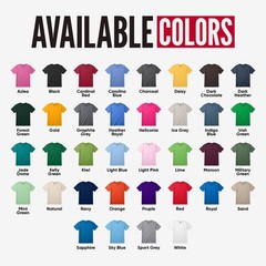 Men’s 5 Pack Gildan T-Shirts | Plain Heavy Cotton Short Sleeve Multipack Tees