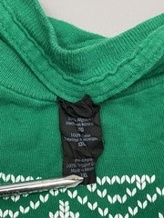 WAY-FM Shirt Mens 2XL Green Jolly Christmas Graphic Tee Cotton Preshrunk Jersey