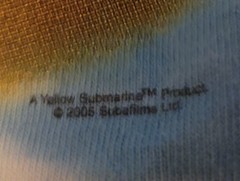 The Beatles 2005 Yellow Submarine Liquid Blue Music Band T-Shirt Men’s Size-2XL