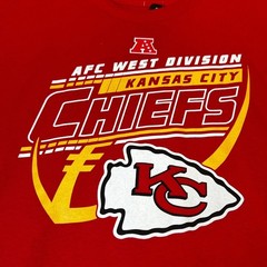 NWT Majestic 2018 Kansas City Chiefs Red Regular Season Graphic T-Shirt Sz 2XL