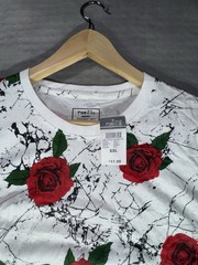 rue21 Men’s Rose Graphic Jersey T-Shirt Crew Neck Short Sleeve XXL