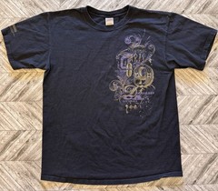 VTG Disneyland T-Shirt Mens Large Black Graphic Faded Streetwear Y2K