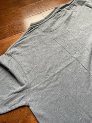 Duluth Trading Co Shirt Mens XL Longtail Pocket Crewneck Gray Cotton Tee