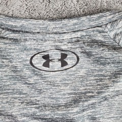 Under Armour Shirt Mens M Gray Tech 2.0 Long Sleeve T-Shirt Tee Active 1328496