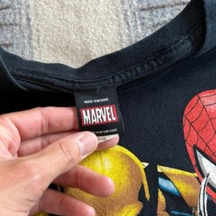 Vintage Y2K Marvel Mad Engine X Men Avengers Collage T Shirt Black Men’s Size XL