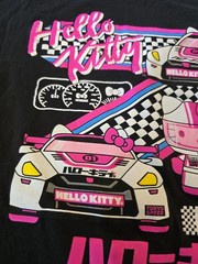 Sanrio Hello Kitty Racing Short Sleeve Graphic T-Shirt Unisex SZ. LG