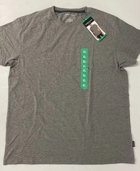 KENNETH COLE Men’s Organic Cotton Blend Crewneck T-Shirt XL GRAY Stretch NEW
