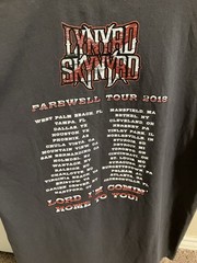 LYNYRD SKYNYRD CONCERT T-Shirt LARGE Sweet Home Alabama Farewell Tour 2018