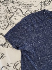 Banana Republic Men’s Tech Cotton T-Shirt Blue Moisture Wicking Size M