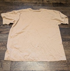 Fashion Gear Blank T-Shirt Men’s XL Brown Short Sleeve Made in USA Single Stitch