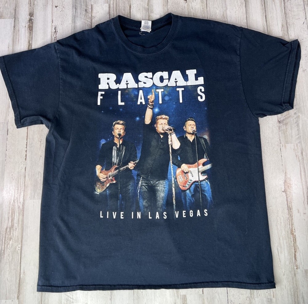 Rascal Flatts “Rhythm & Roots” Tour 2016 t-shirt (Unisex Medium) Country Rock XL