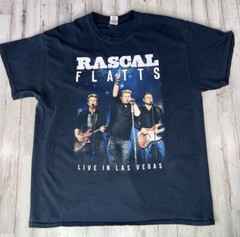 Rascal Flatts “Rhythm & Roots” Tour 2016 t-shirt (Unisex Medium) Country Rock XL