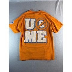 WWE John Cena Never Give Up Cenation Orange Graphic T-Shirt Mens Large