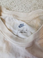 Nike Size S Men’s White Championship Athletics Graphic T-Shirt Gently Worn