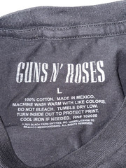 Guns N Roses T-Shirt – Black – Large–FREE SHIPPING