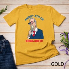 Joe Biden Confused Merry 4th of Of July Veterans Labor Day Unisex T-shirt
