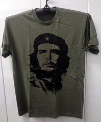 Revolution T-shirt Che Guevara Tee Adult Olive New Men