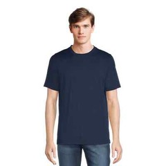 NWT ATHLETIC WORKS MENS M (38-40) Dark Blue Core Jersey Active Dri-Works T-Shirt