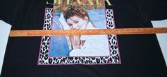 Shania Twain Shirt L/XL Black Graphic T Country Music Singer Cat Print