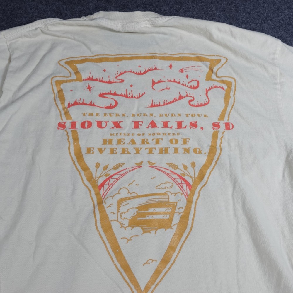 Comfort Colors Sioux Falls SD The Burn Tour Pocket T-Shirt Denny Sanford Large
