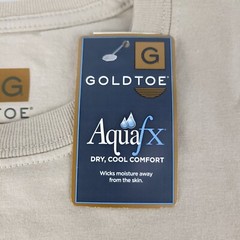 Gold Toe Men’s Crew Neck Pocket T-Shirt Size Small 34-36 Cobblestone New