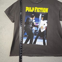 Pulp Fiction Shirt MENS Medium M BLACK John Travolta MOVIE 90s Retro Cult NWT