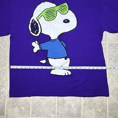 2 Peanuts Snoopy T-Shirt Mens XL Short Sleeve Blue Crew Neck I’ll Do It Tomorrow