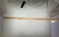 Van Heusen Mens size XL Polo Shirt Short Sleeve Beige NWT