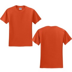 Jerzees Dri-Power Premium Heavy Cotton Short Sleeve Poly Shirt Plain Casual 29M