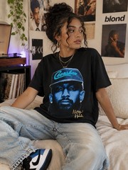 Nipsey Hussle Graphic T-Shirt Men’s Large Black Short Sleeve Tribute Tee Hip Hop