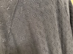 LOUIS VUITTON NOIR / BLACK MONOGRAM TOWELING T-SHIRT IN XXL (1A4QF5) *NEW*