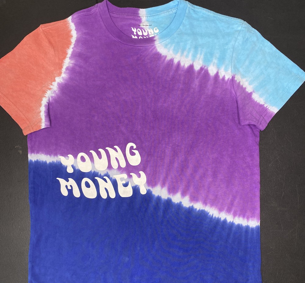 Young Money x American Eagle Shirt Men Sz S Graphic Tie Dye Tee Shirt AE NWOT