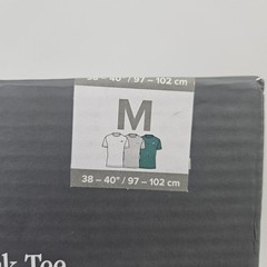 New Balance Mens Size Med Premium Cotton Crew Neck Tee 3 Pack White Grey Green