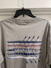 Vintage Nautica Shirt NWT 1990’s US Challenge Sailing Rowing J-Class Sculling