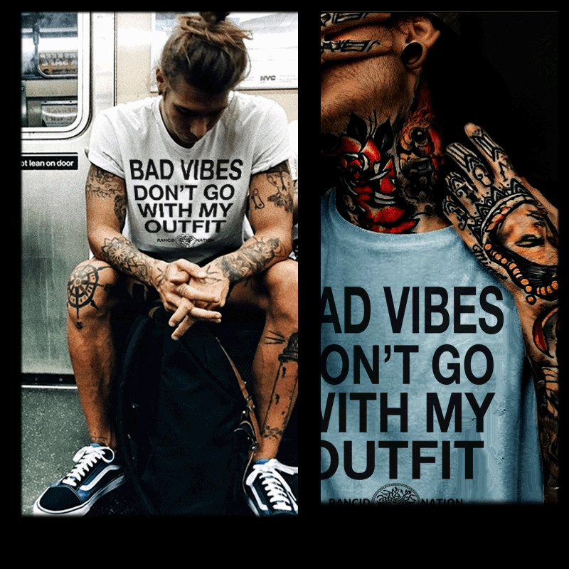 Gangster T-shirt, Mobster Hustle Dope Urban Hip Hop Thug Bad Vibes Quote tee