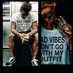 Gangster T-shirt, Mobster Hustle Dope Urban Hip Hop Thug Bad Vibes Quote tee