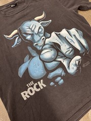 Vintage 1998 The Rock Brahma Bull WWF Shirt – Changes Tag – XL- Single Stitch