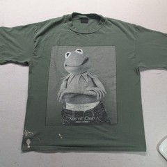 Vintage 90s Kermit Clein Under Where Shirt XL Changes Muppets Single Stitch USA