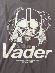 Star Wars Mad Engine Graphic Darth Vader Sleeveless T-shirt Dark Gray Small NWOT