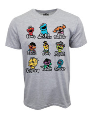SESAME STREET TEAM SKETCH GRAPHIC T SHIRT