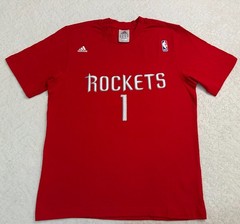 Vintage 2000s Y2K Houston Rockets Tracy McGrady Adidas T-Shirt, S M Barely Worn