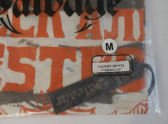 Genuine Vintage Salvage Brand T Shirt “SHOGUN” Rust V51T425 Size M