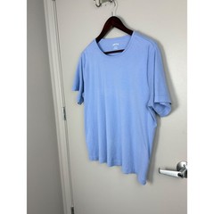 Orvis T-Shirt Mens XL Blue 100% Cotton Short Sleeve Crew Neck Basic Classic Tee