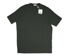 Kired by Kiton $250 Crepe Cotton Short Sleeve Dark Green Slim T-Shirt L (52 IT)